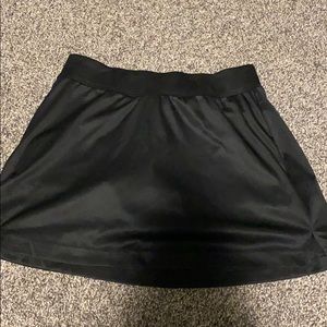 black athletic skort